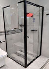 Aluminium Shower Pivot Pintu Dengan Kembali Panel 1M Lebar 1,9M Tinggi